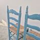 4 chaises paillées anciennes de style provençale
