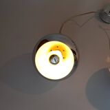 Set of 3 Benny Frandsen modular chrome pendant lights, Denmark 1970/80