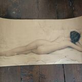 Lithographie femme nue