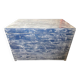 Antique chest of drawers in blue and white painted wood - shabby-chic patinated charm