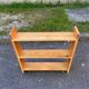 Solid pine wall shelf