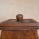 Light wood lectern unit on foot, 4 sides. Eighteenth century