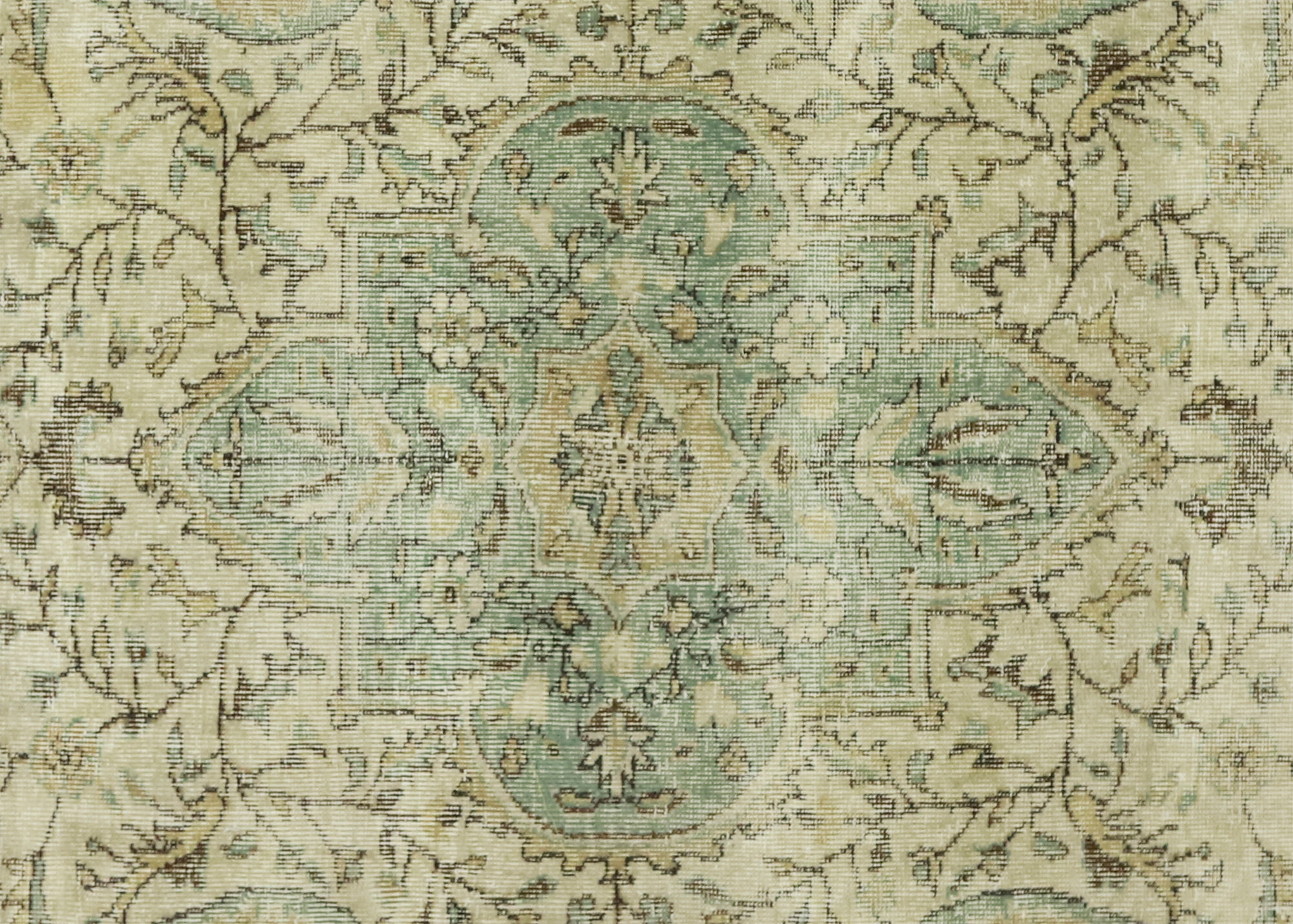 Anatolian handmade vintage rug 297 cm x 187 cm