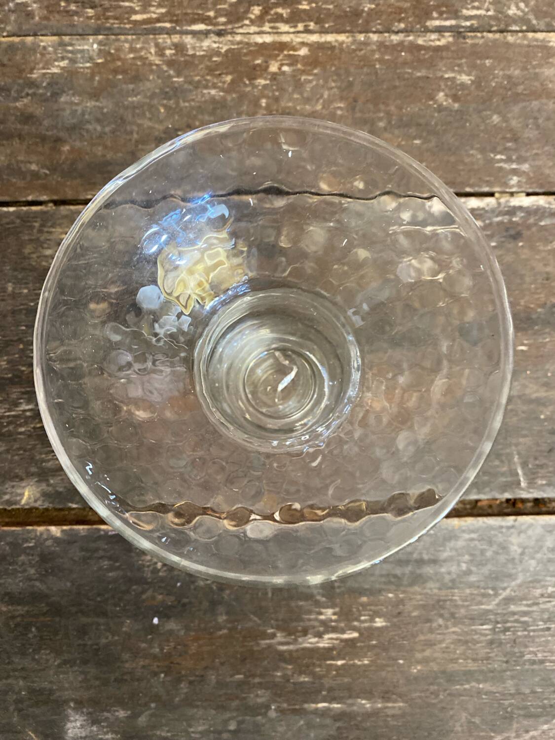 Set of 6 Vintage Glass Ice Cream Bowls Design France #D697