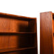 Pair conical Danish Bookcases in Teak by Johannes Sorth