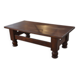 Rustic oak coffee table 1960