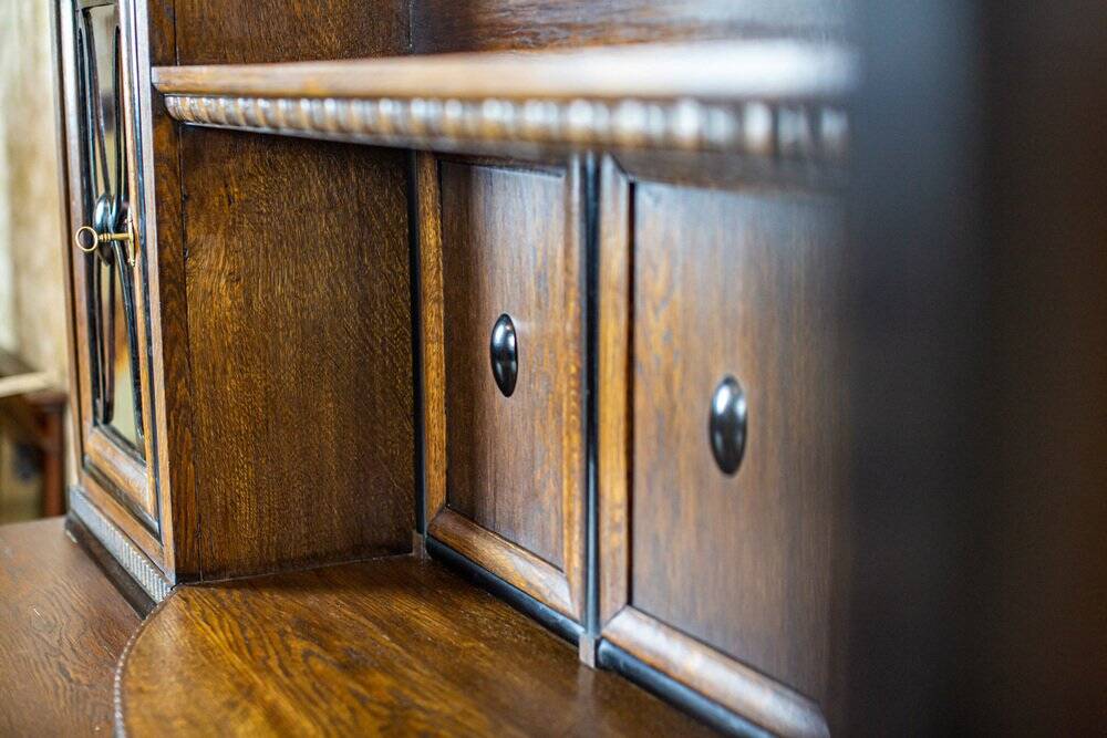 Vintage Buffet in Oak Burl, 1930s