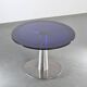 Blown glass and steel dining table by Perrin & Perrin, circa 1990