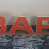 Old Large Sign "Bar" 70s