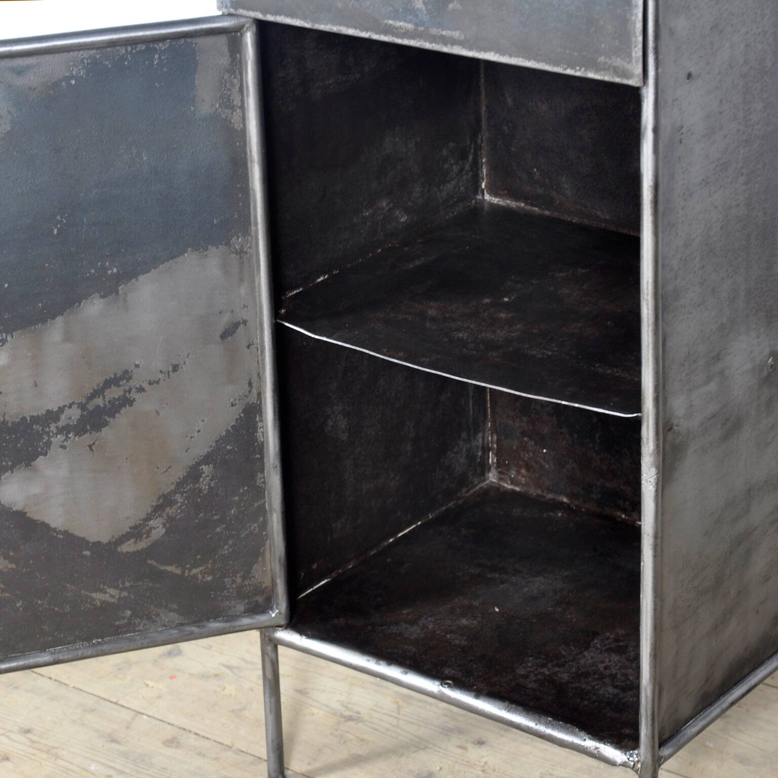 Iron bedside table, 1910s