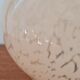 Glass vase of pink clicy 1950