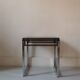 side table design plexi and metal Prisunic, 1970