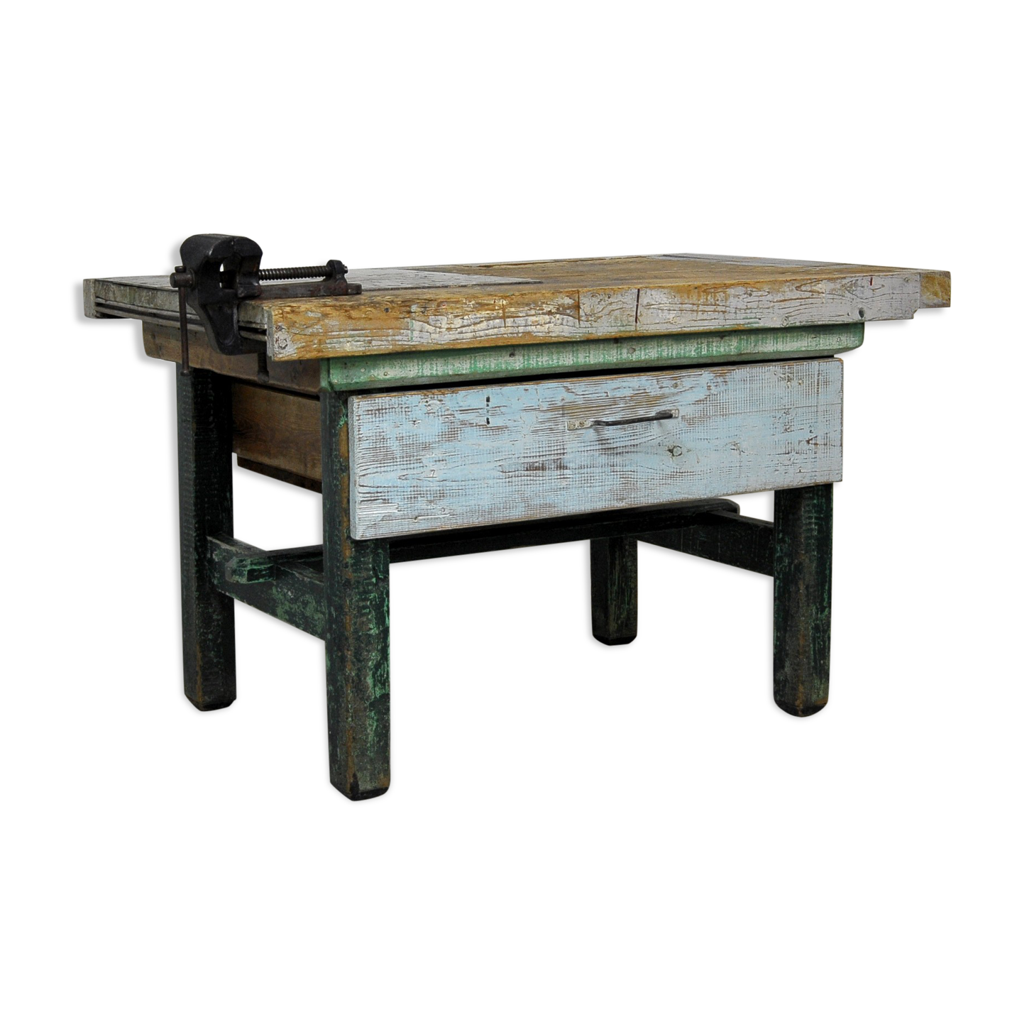 Old solid wood workbench 40/50