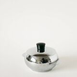 Small stainless steel sugar bowl, 1970