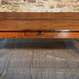 Grande Table de campagne en noyer 2m40 d'epoque 19eme