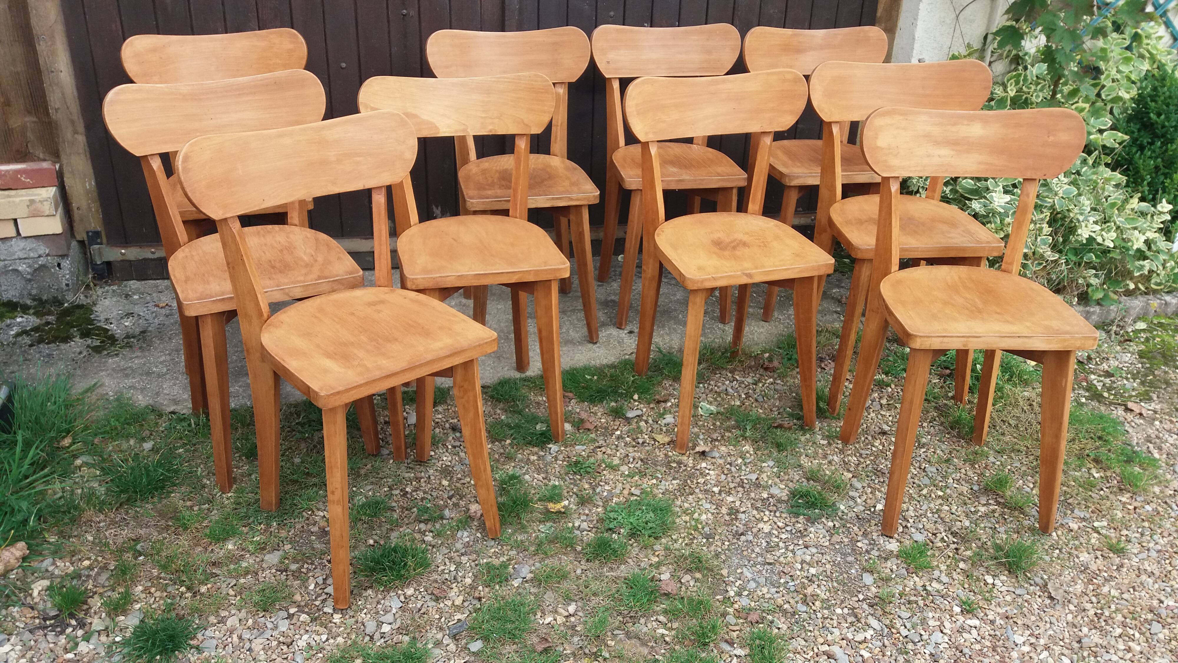 10 bistro chairs