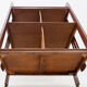 Art Deco shelf - Magazine rack on wheels