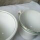 2 cups brulots in porcelain thick bistro late 19 eme
