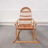 Rocking-chair rattan