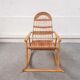 Rocking-chair en rotin