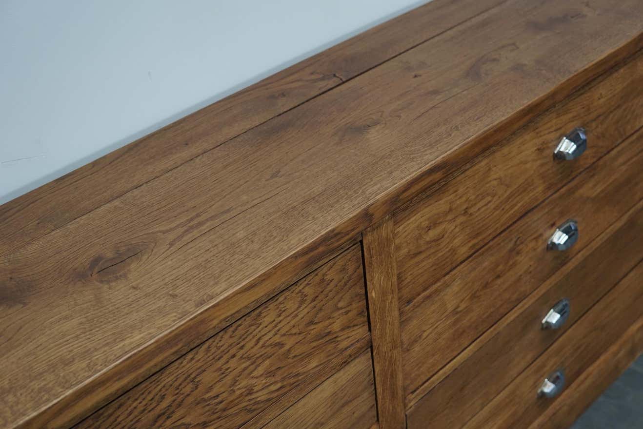 Apothecary furniture in oak France 1930