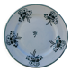 Lot de 5 assiettes plates Faïencerie du Rhône Labrut Frères