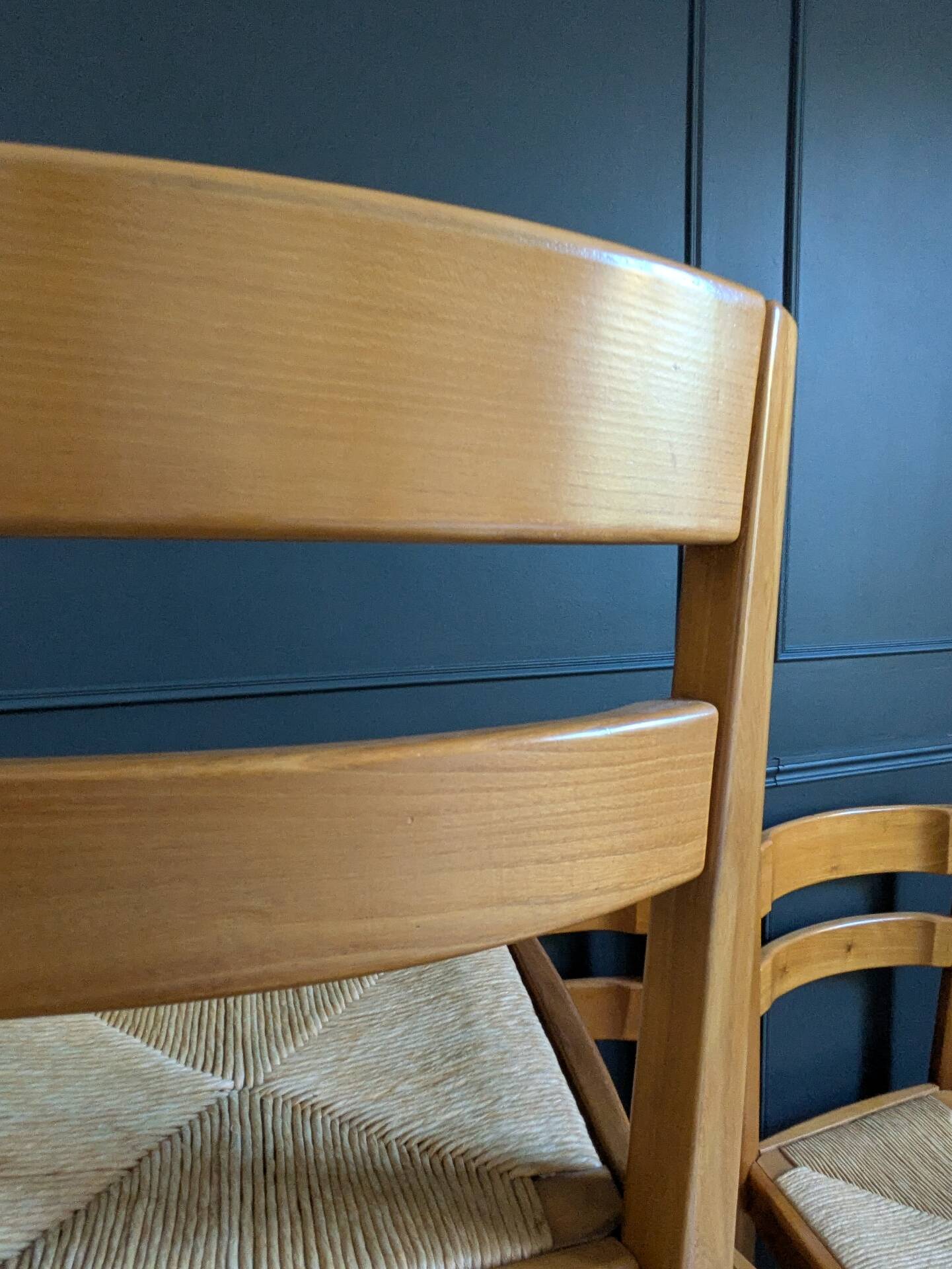 Set of six chairs Maison Regain 1970s/80s