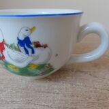 Rare teapot and cups ctc design atlanta usa in earthenware duck model