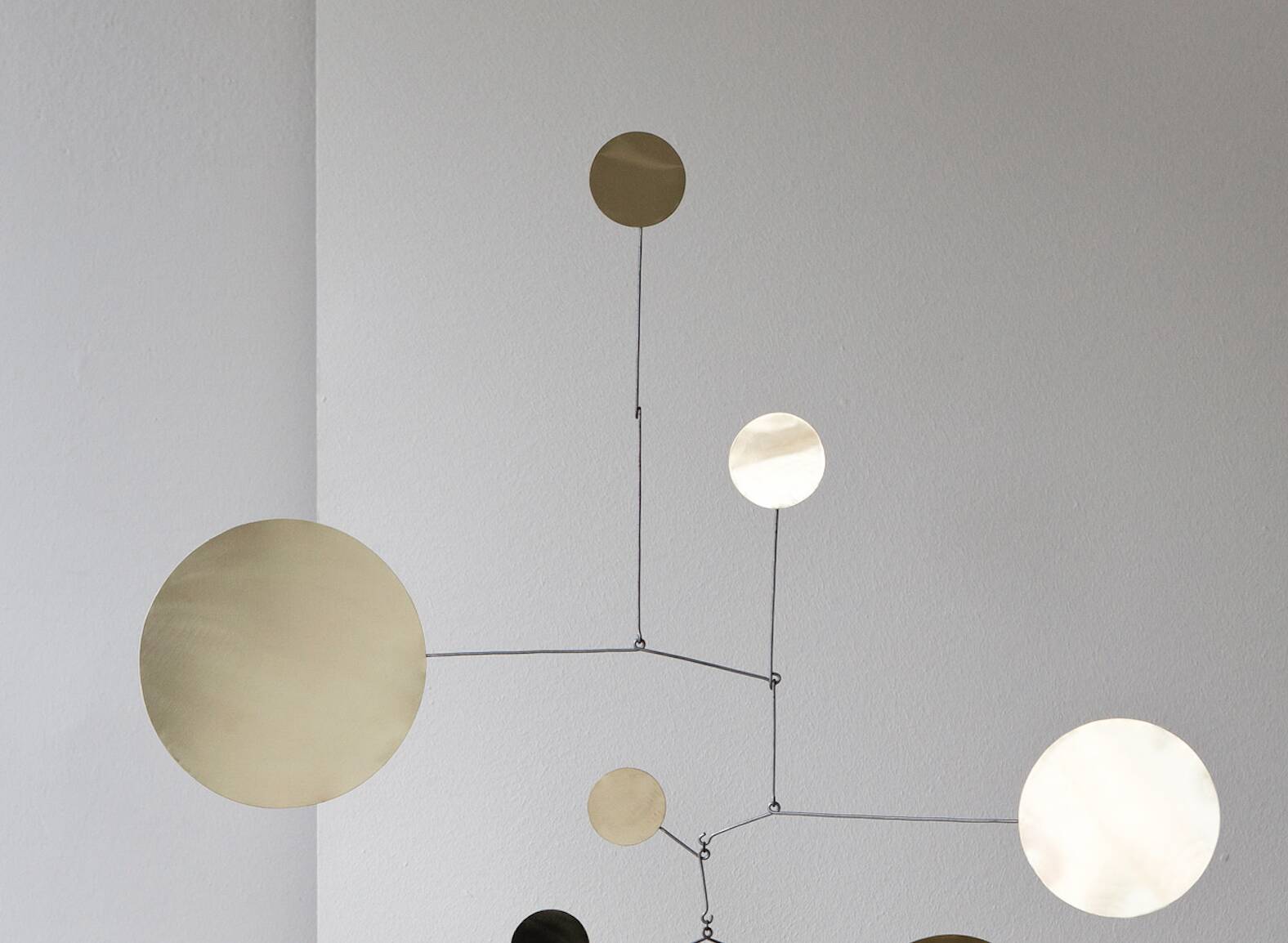 Large Space Age Mobile Brass Sculpture