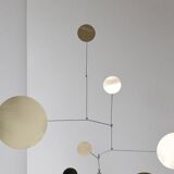 Large Space Age Mobile Brass Sculpture