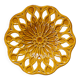 Large openwork majolica fruit bowl in earthenware.