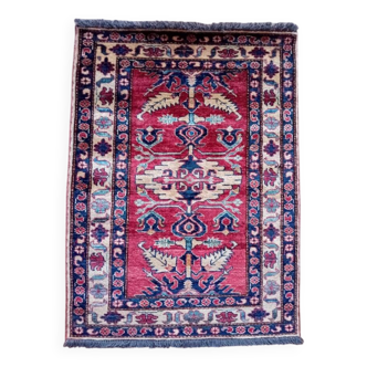 Handmade Pakistani Kazak Rug 105x77cm