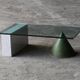 Vintage Kono Coffee Table by Massimo and Lella Vignelli for Casigliani, Italy, 1980s
