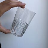 Set of 7 water glasses years 50-60