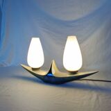 Verceram ceramic lamp, 1950, France.