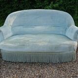 Banquette crapaud bleue