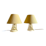 Lampes ressort vintage