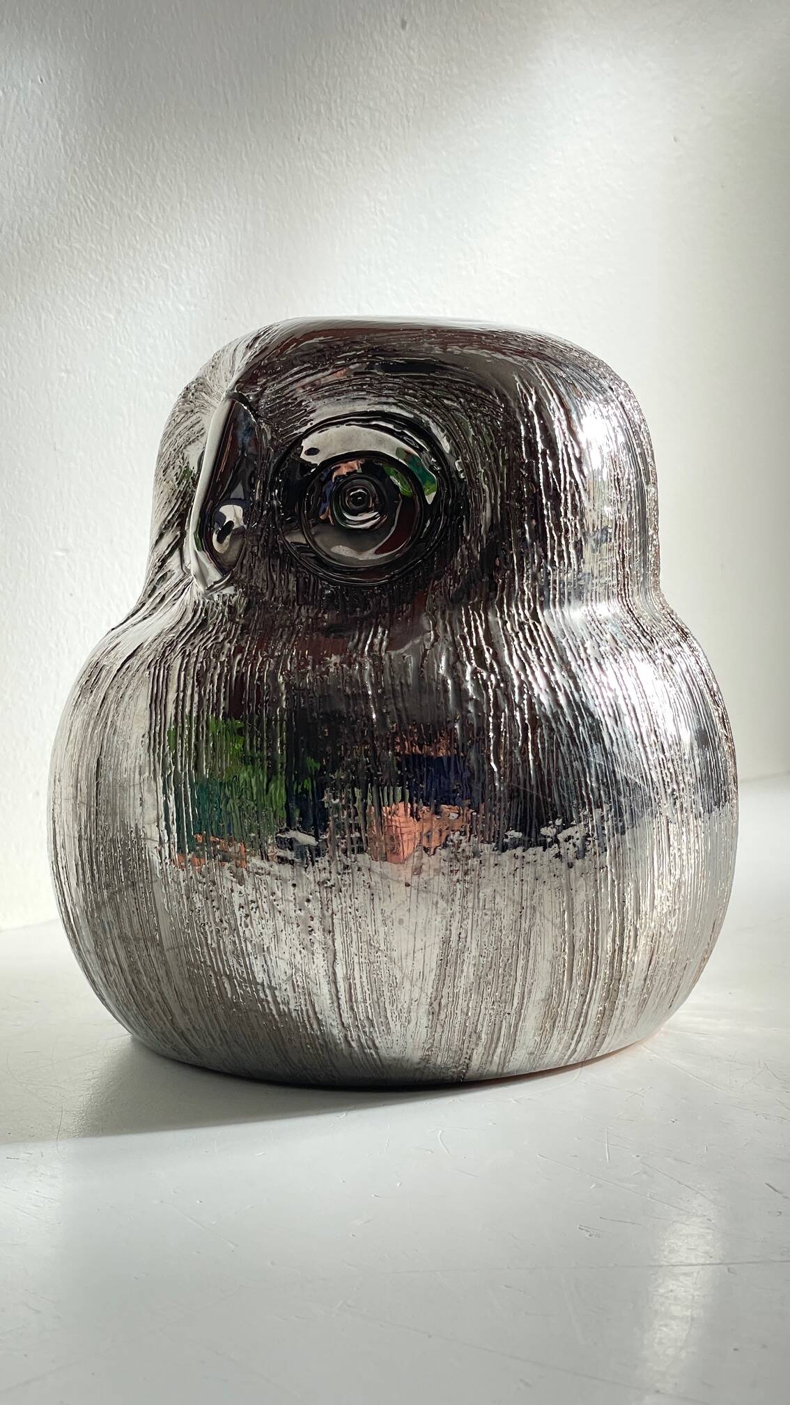 Owl Ceramic by Aldo LONDI