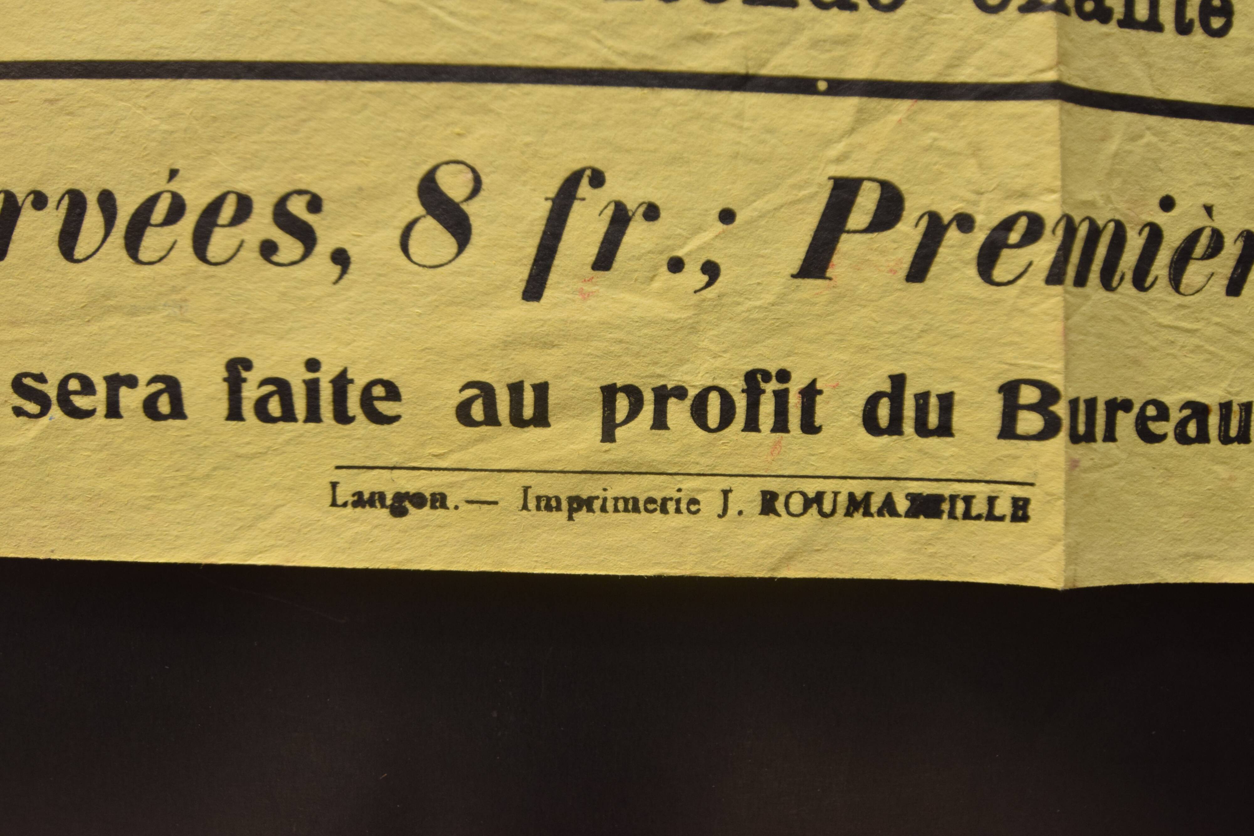 Poster "Great Regionalist Protest" - City of St-Symphorien - 1936