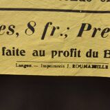 Poster "Great Regionalist Protest" - City of St-Symphorien - 1936