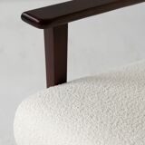 Boucle armchair from ton 60's