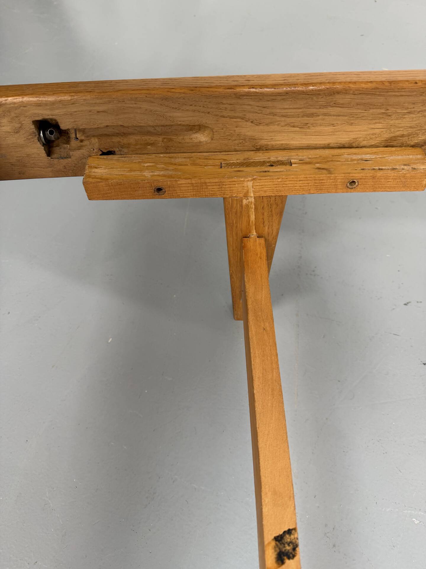 Ancien Lit daybed design Jacques Hauville pour BEMA 1950