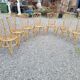 7 vintage rattan chairs