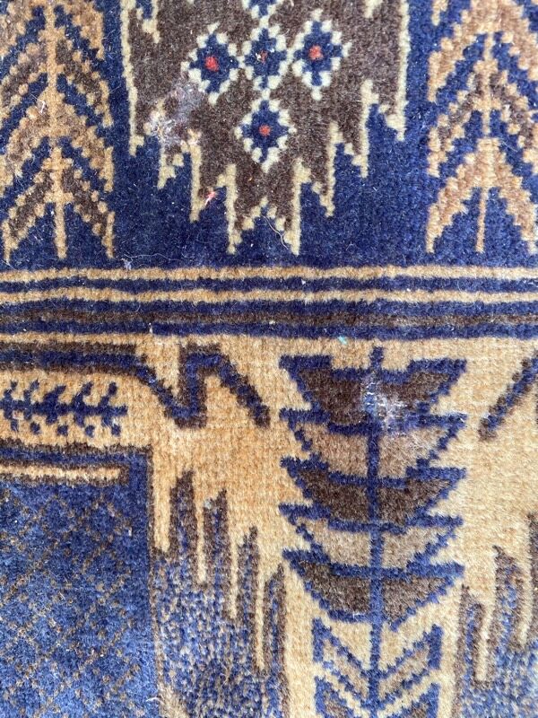 Vintage carpet Belutch 87x148 cm