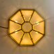 Hollywood Regency, Brass, Ceiling Lamp by Deknudt, Belgium, 1980s