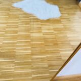 Italian asymmetrical wall mirror framed in brass 1960s Italy