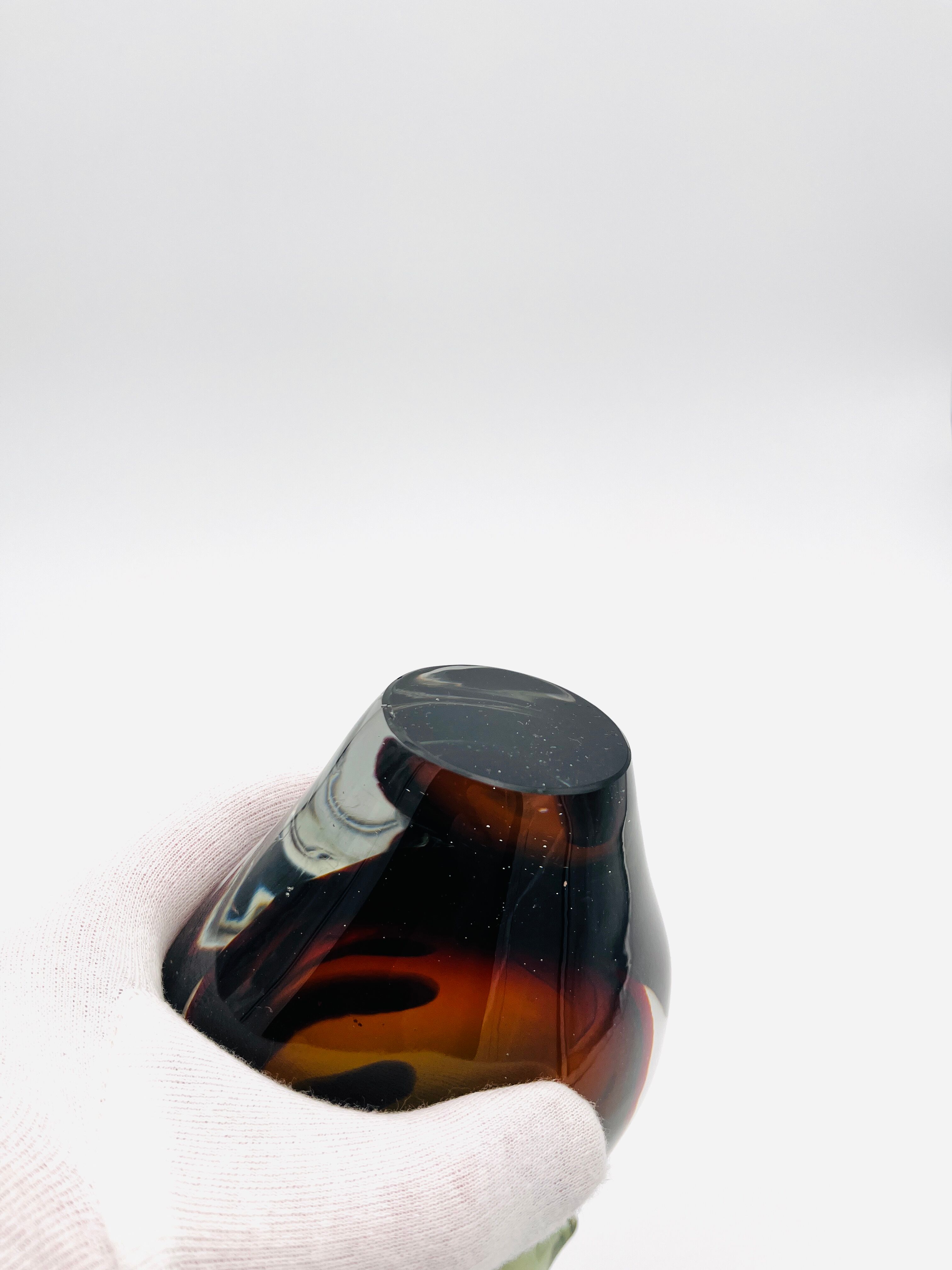 Murano Sommerso vase by Flavio Poli for Seguso 1960