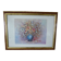 Frame in marbled gilded wood with glass 57.50 x 42.50 cm