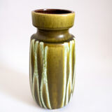 West Germany vintage green ceramic vase from West Germany, 50s
