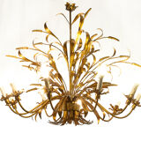 Chandelier sheaf of wheat 10 fires by Hans Kogl